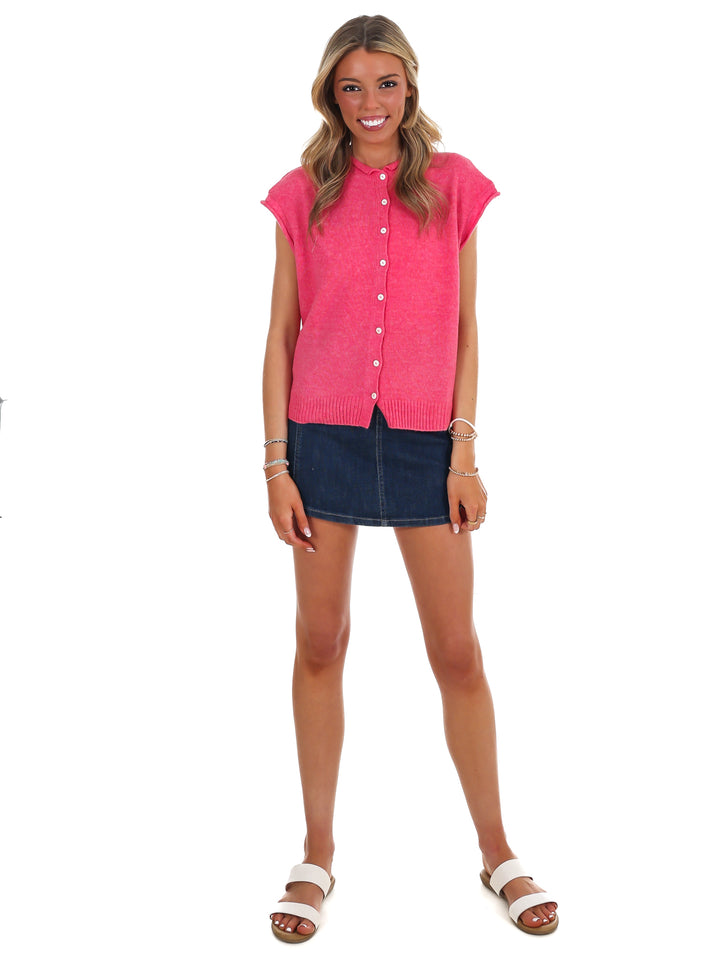Heartstrings Sweater Vest Cardigan