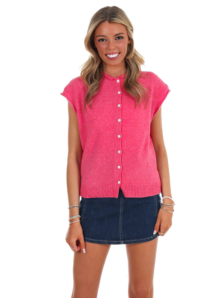 Heartstrings Sweater Vest Cardigan