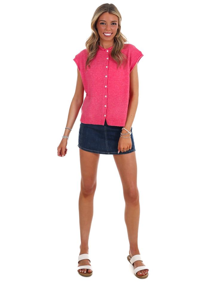 Heartstrings Sweater Vest Cardigan