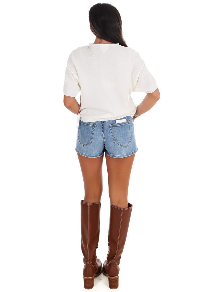 Favorite Feeling Short Sleeve Cardigan