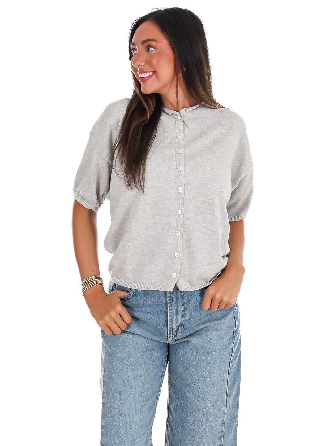 Favorite Feeling Short Sleeve Cardigan