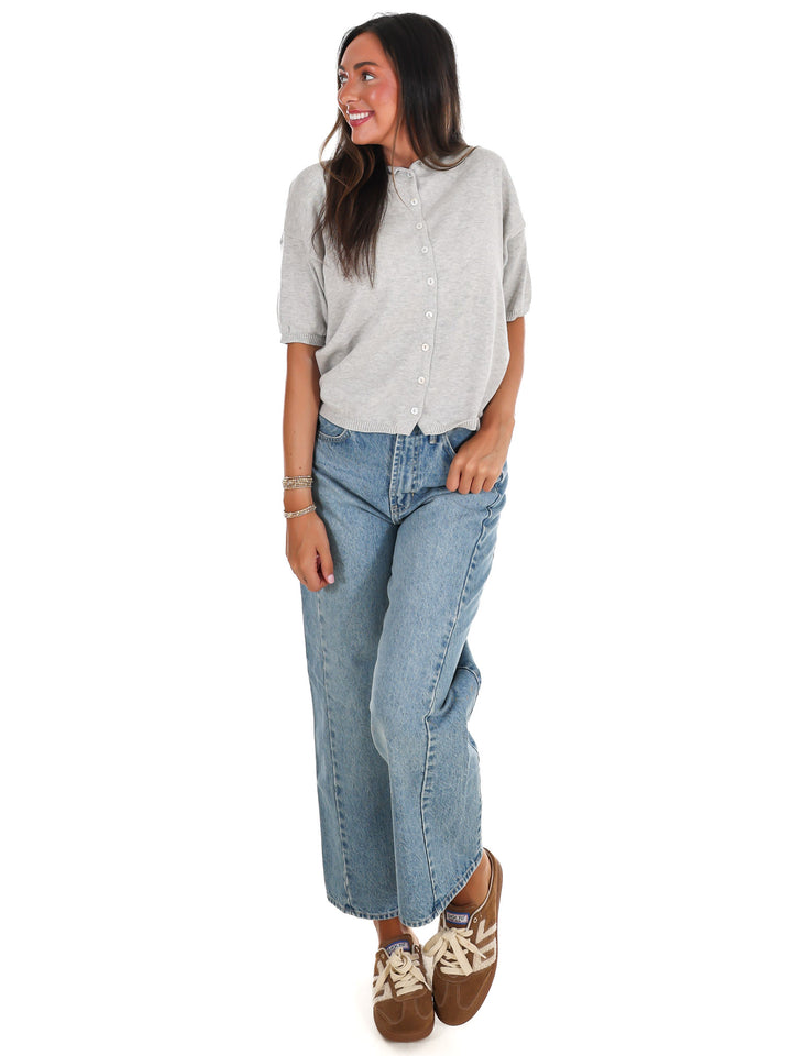 Favorite Feeling Short Sleeve Cardigan