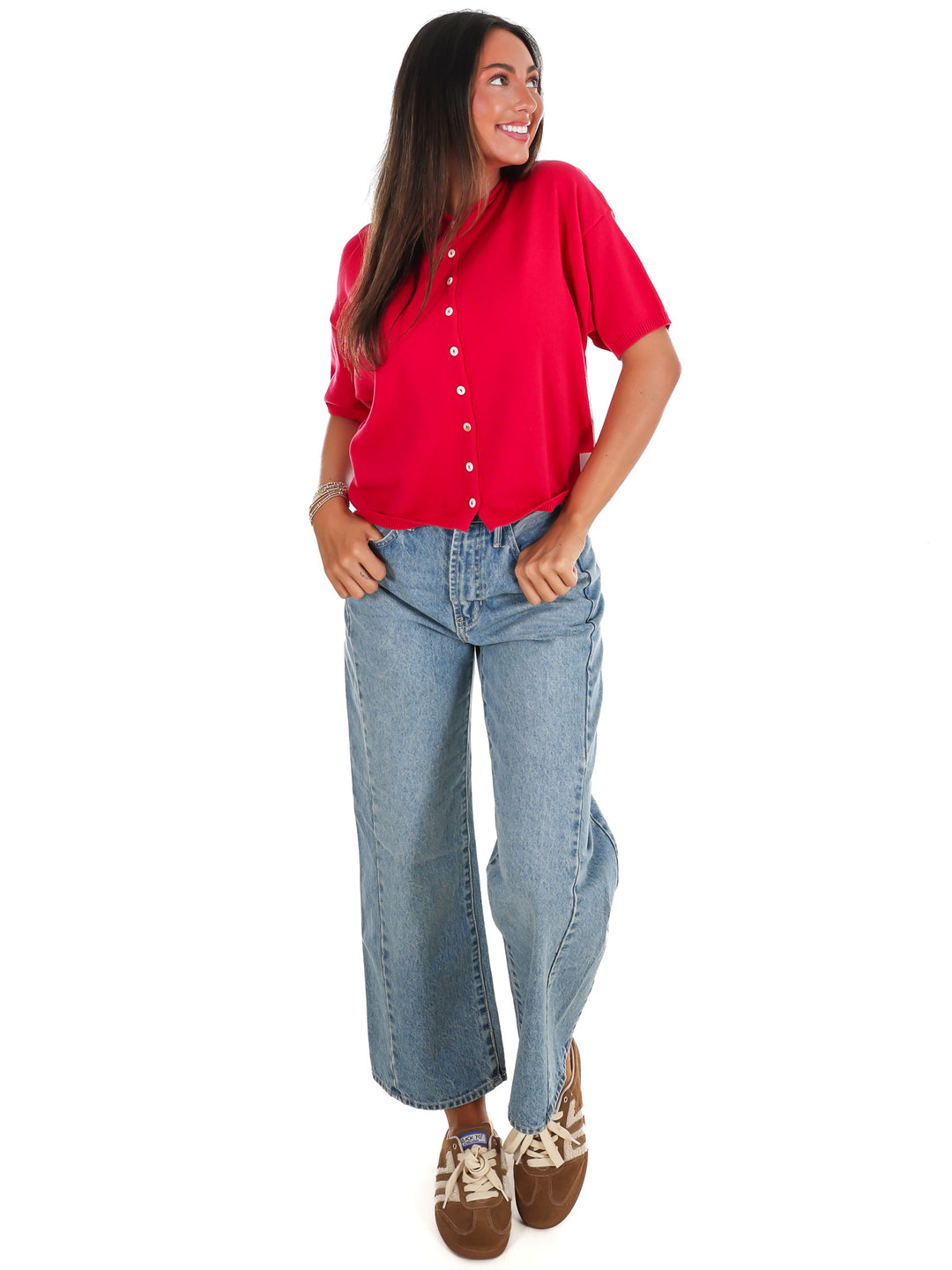 Favorite Feeling Short Sleeve Cardigan