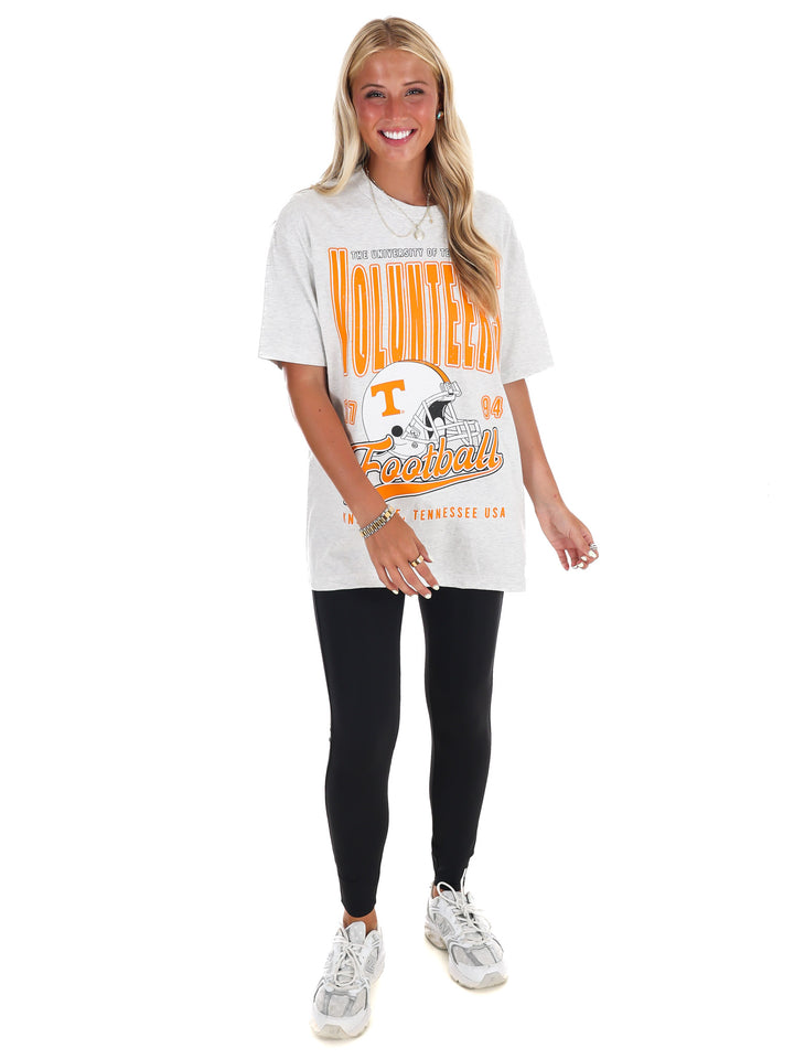 Tennessee Volunteers Football Vintage Oversized Tee
