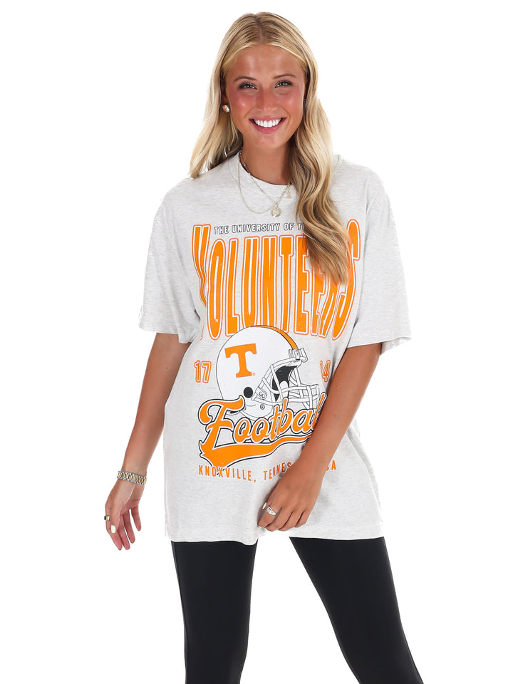 Tennessee Volunteers Football Vintage Oversized Tee