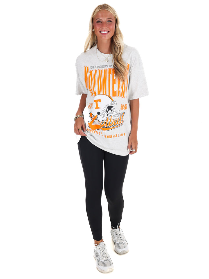 Tennessee Volunteers Football Vintage Oversized Tee