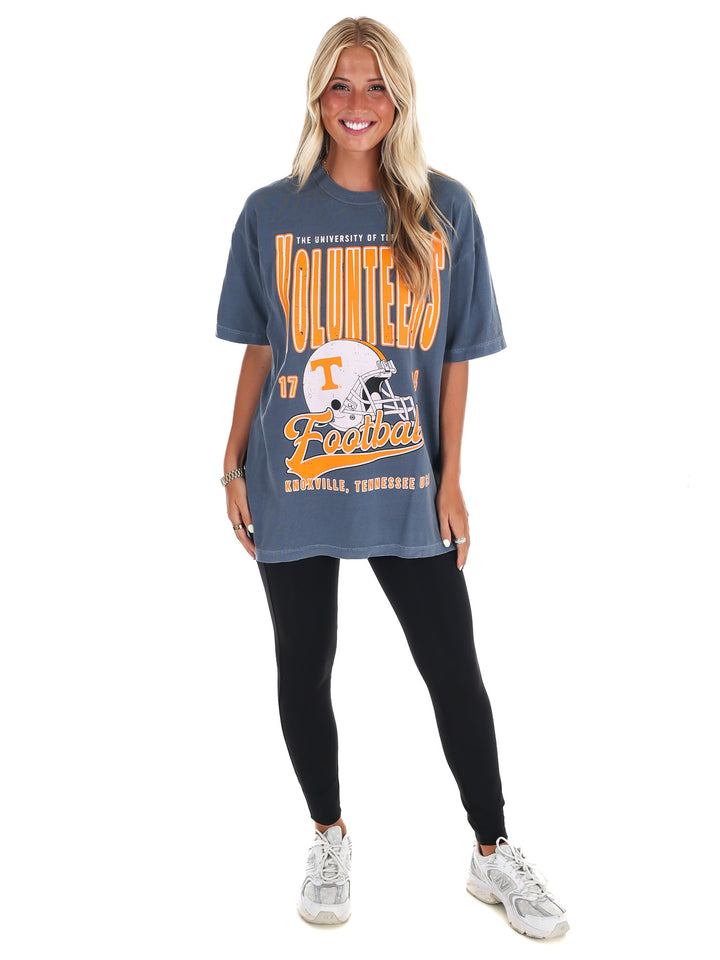 Tennessee Volunteers Football Vintage Oversized Tee