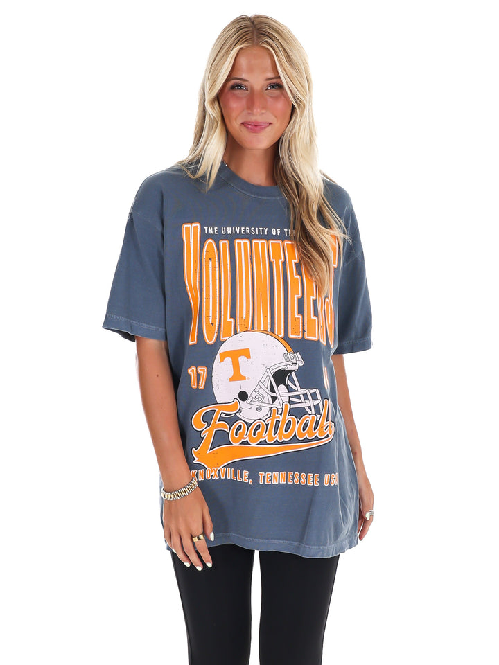 Tennessee Volunteers Football Vintage Oversized Tee