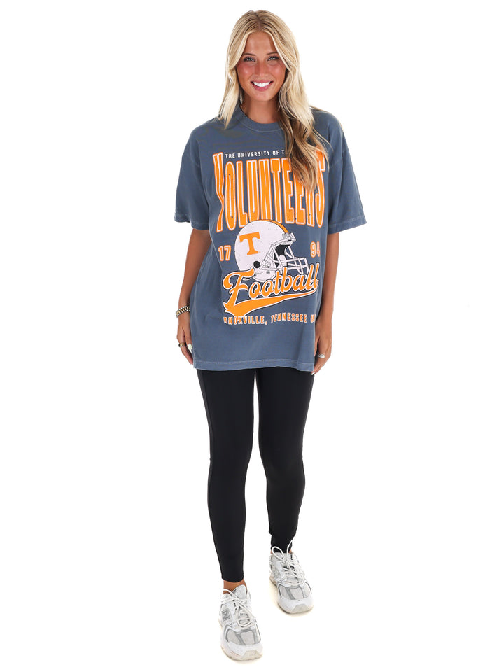 Tennessee Volunteers Football Vintage Oversized Tee
