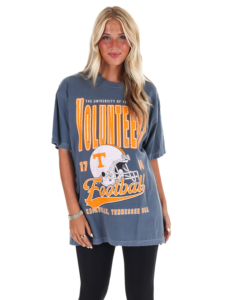 Tennessee Volunteers Football Vintage Oversized Tee