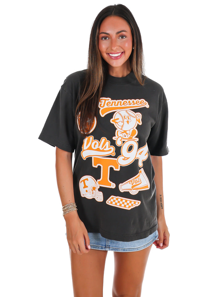 Tennessee Vols Collage Boxy Tee