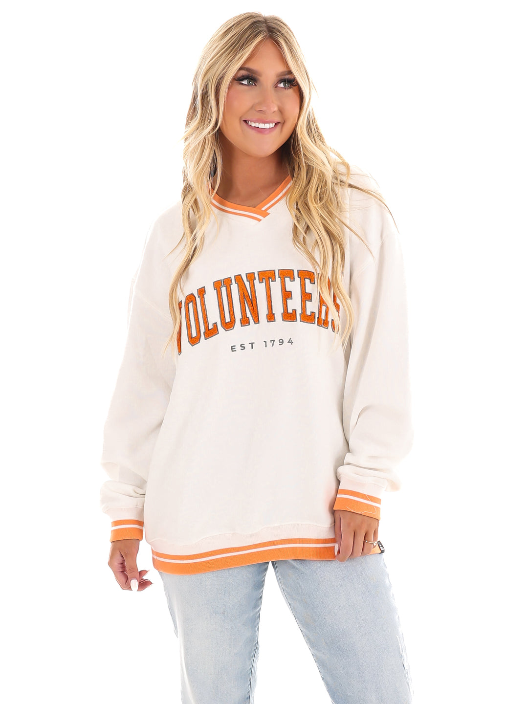 Tennessee Chenille Varsity V-Neck Pullover