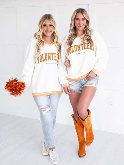 Tennessee Chenille Varsity V-Neck Pullover