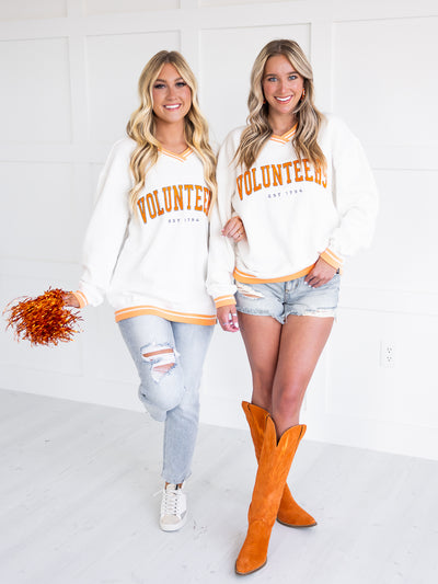 Tennessee Chenille Varsity V-Neck Pullover