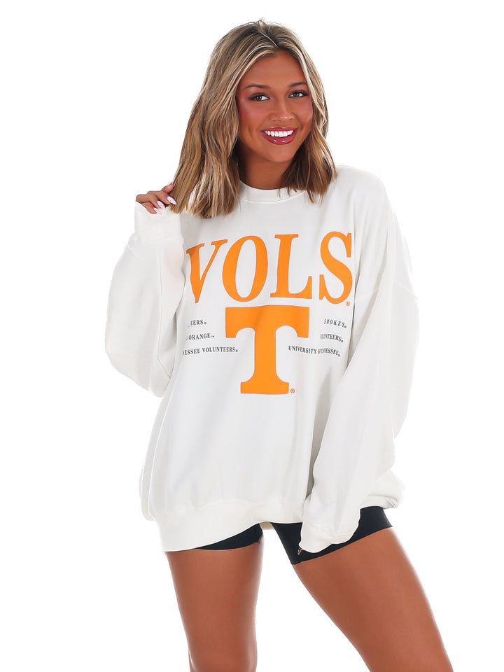 Tennessee Guccio Multimedia Fleece Crew