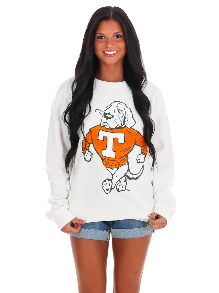 Tennessee Chenille Mascot Crewneck Sweatshirt