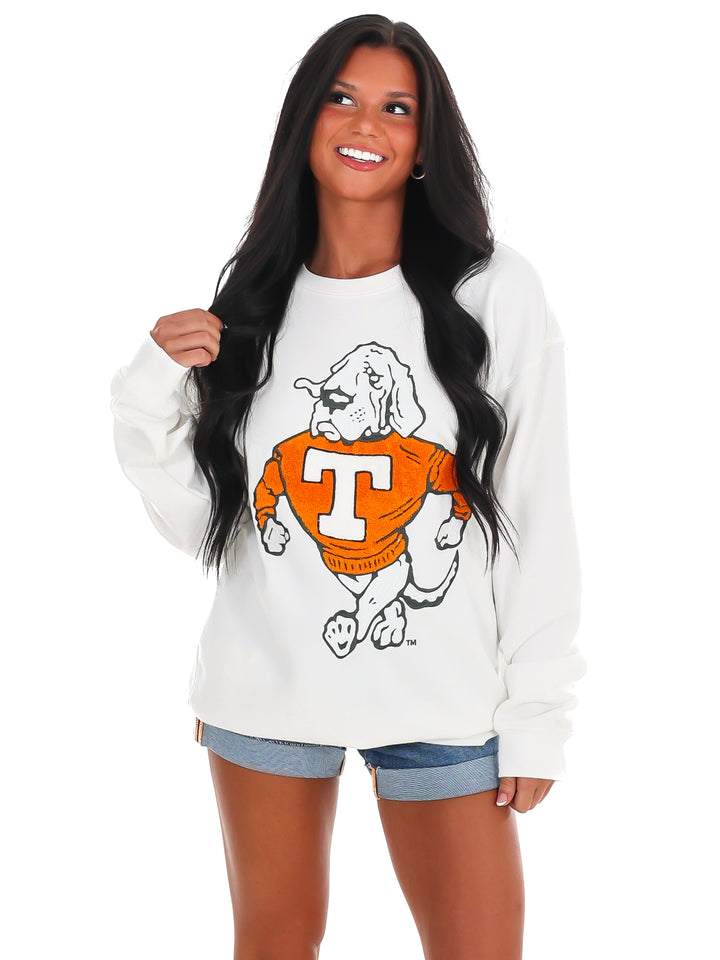 Tennessee Chenille Mascot Crewneck Sweatshirt