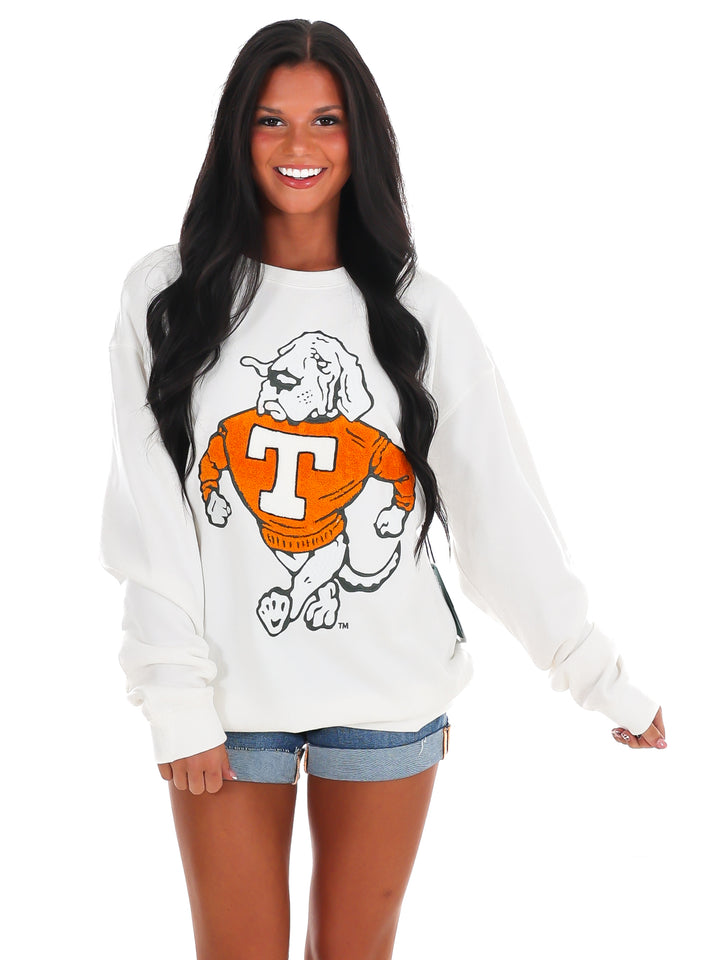 Tennessee Chenille Mascot Crewneck Sweatshirt
