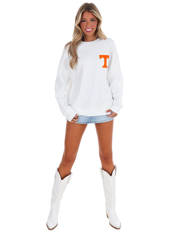 Tennessee Suave Suede Crewneck Sweatshirt