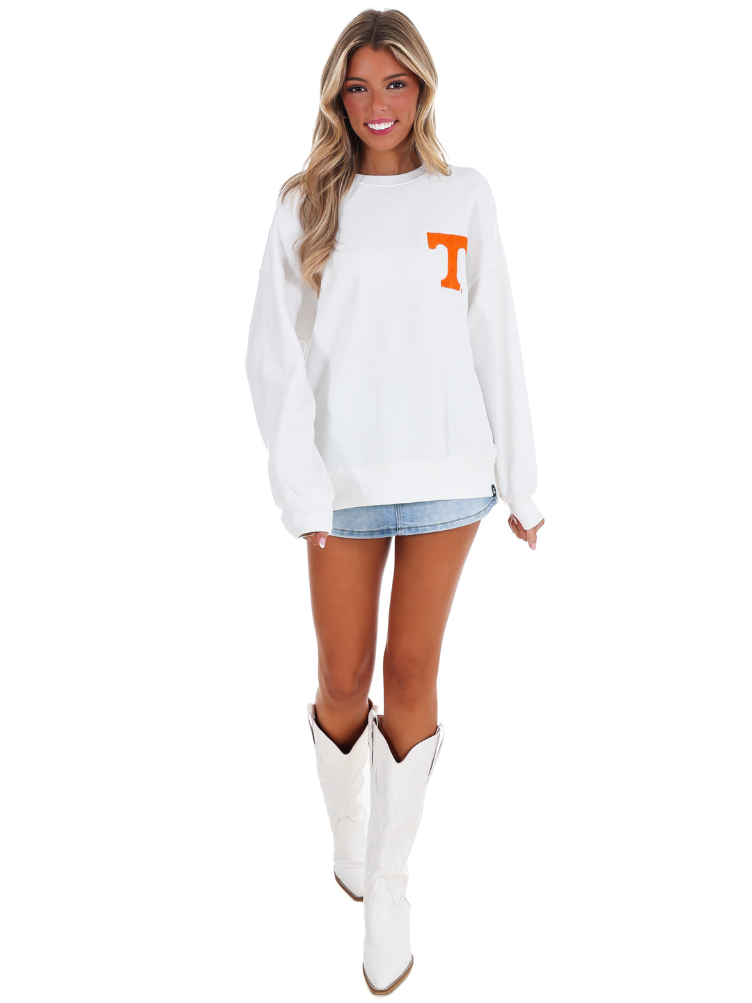 Tennessee Suave Suede Crewneck Sweatshirt