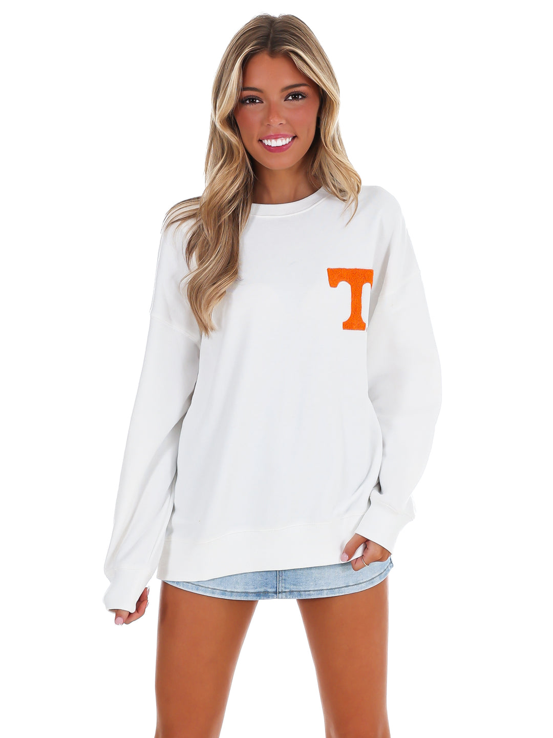 Tennessee Suave Suede Crewneck Sweatshirt