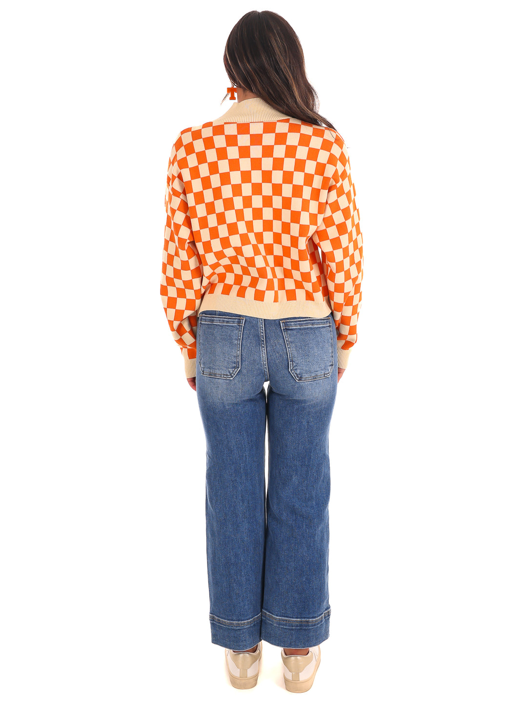 U Of Tennessee Checkerboard Sweater