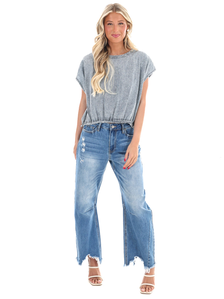 Time After Time Pinstripe Top
