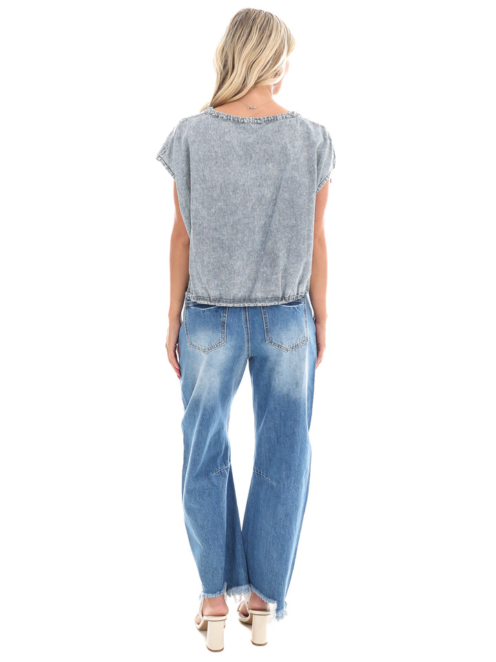Time After Time Pinstripe Top