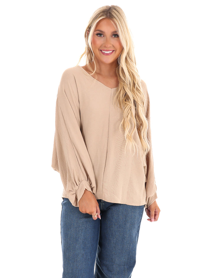 Just Wondering V-Neck Top