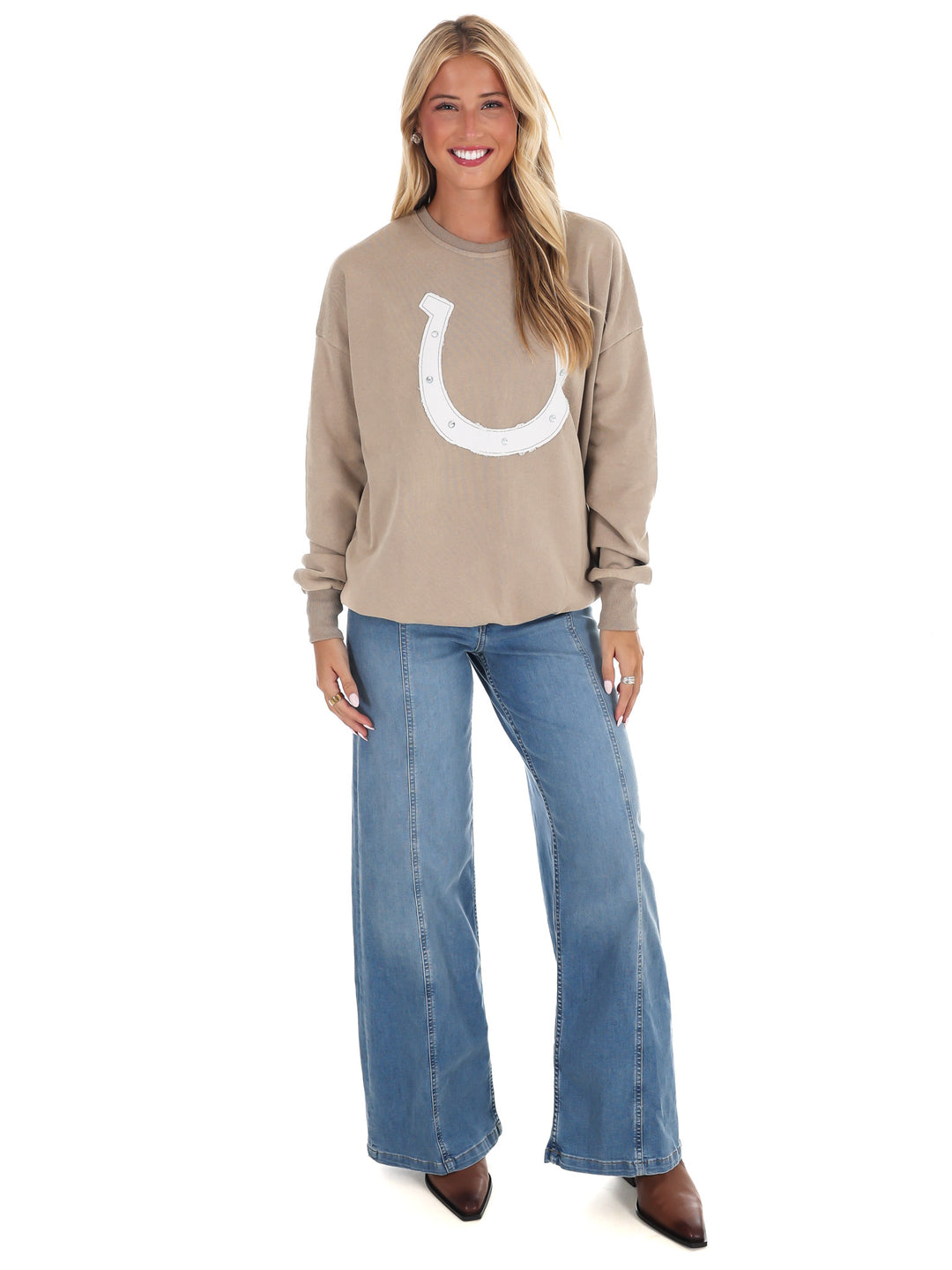 Saddle Up Horseshoe Pullover