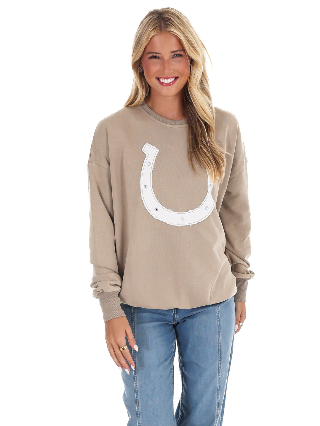 Saddle Up Horseshoe Pullover