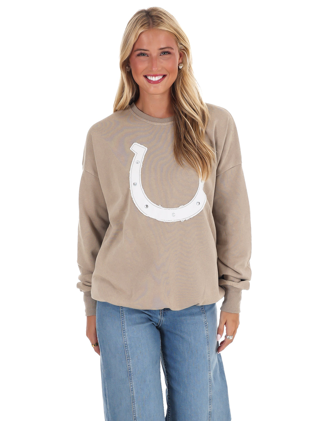 Saddle Up Horseshoe Pullover