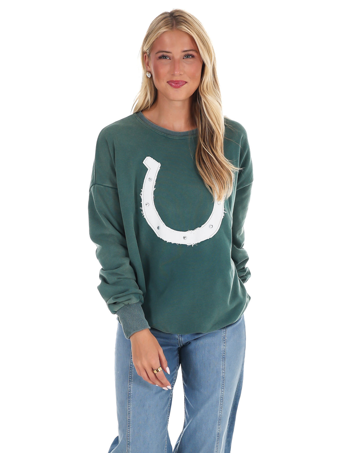 Saddle Up Horseshoe Pullover