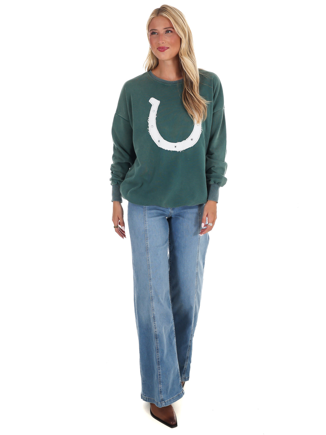 Saddle Up Horseshoe Pullover