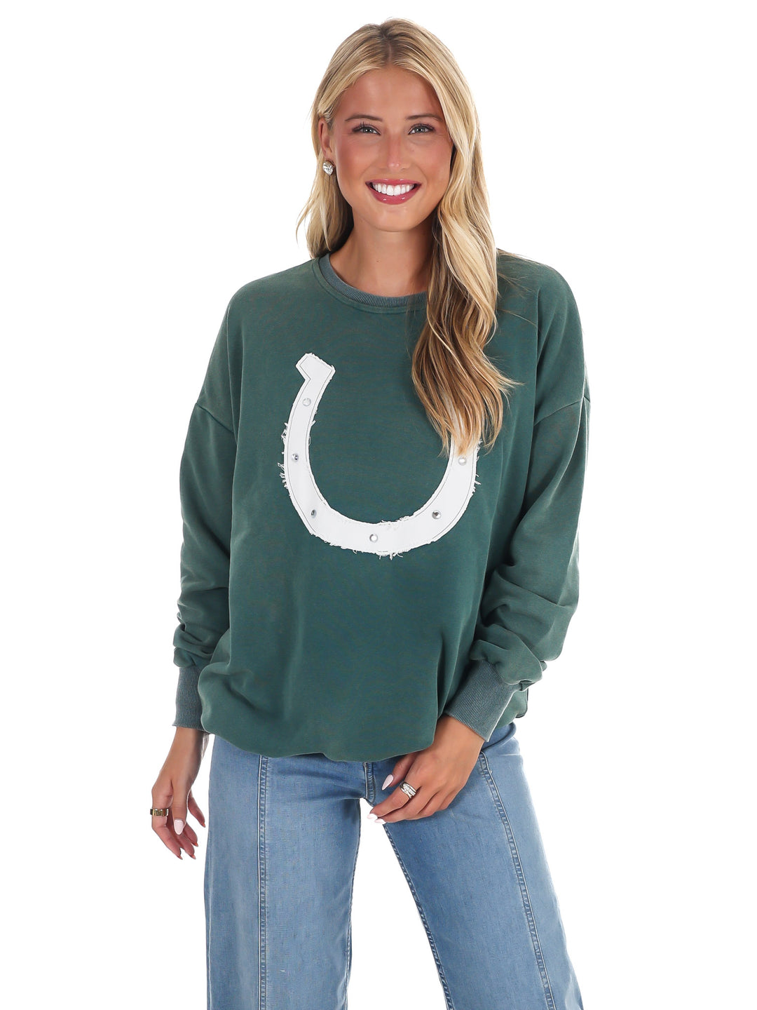 Saddle Up Horseshoe Pullover