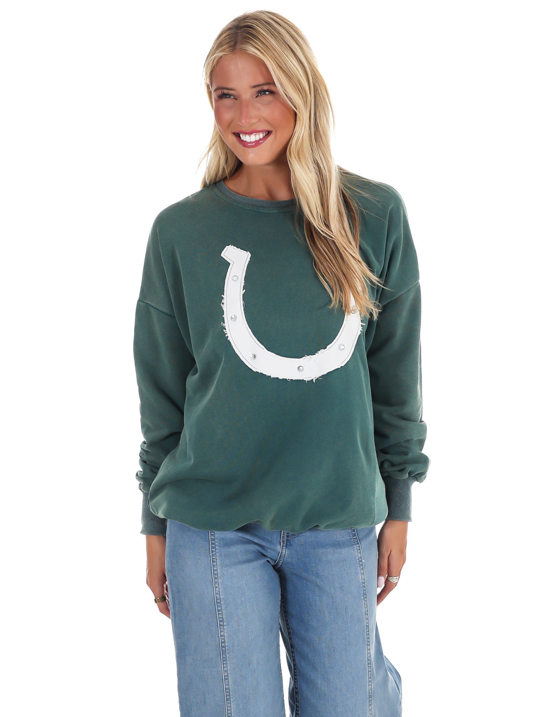 Saddle Up Horseshoe Pullover