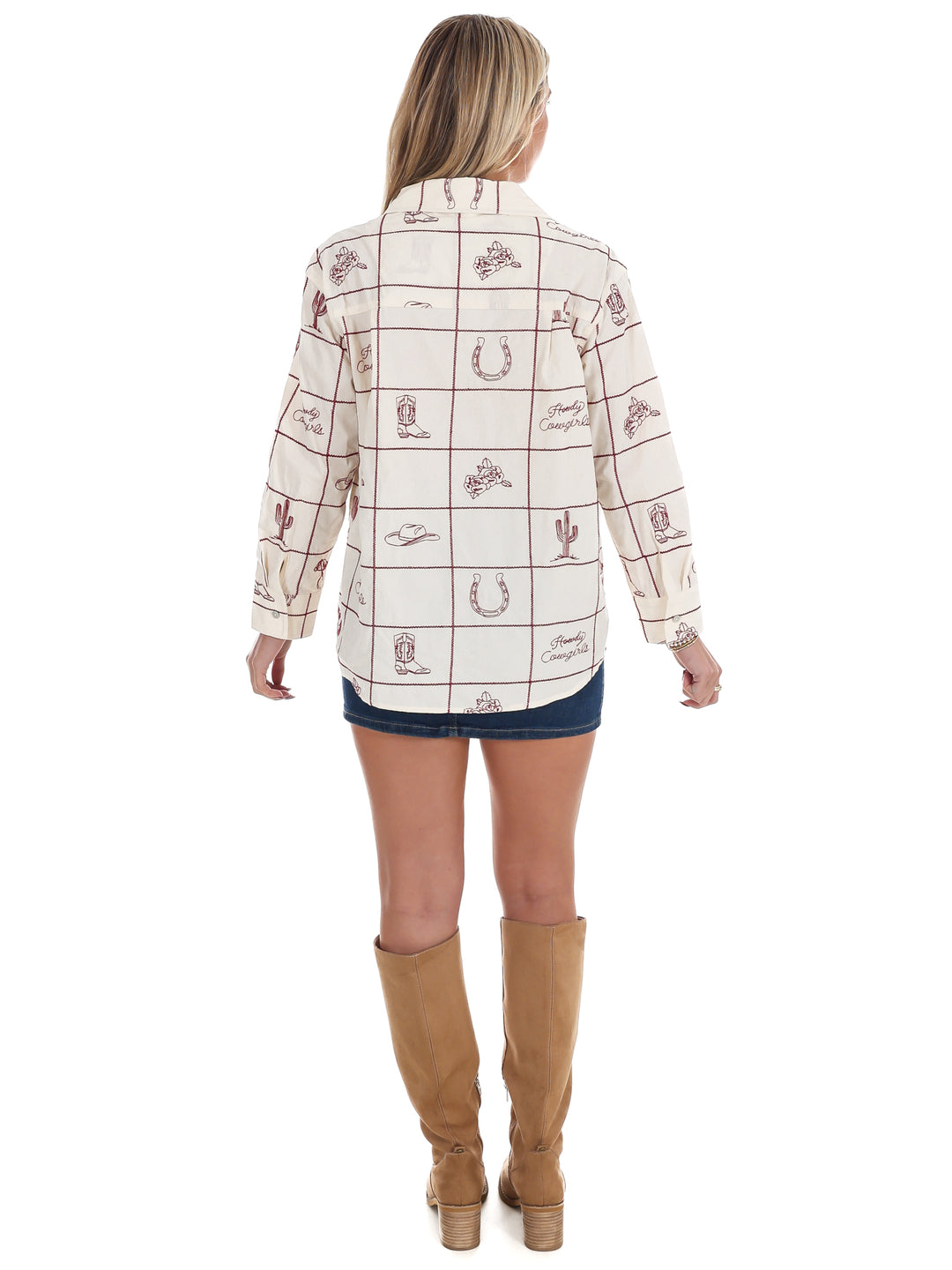 Roam the Ranch Embroidered Western Top