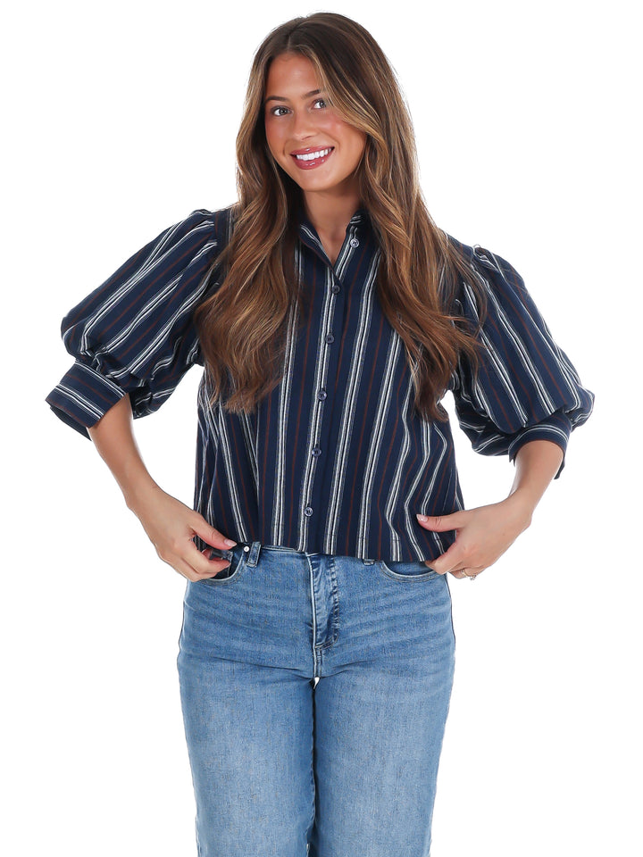 Cedar Hollow Stripe Top