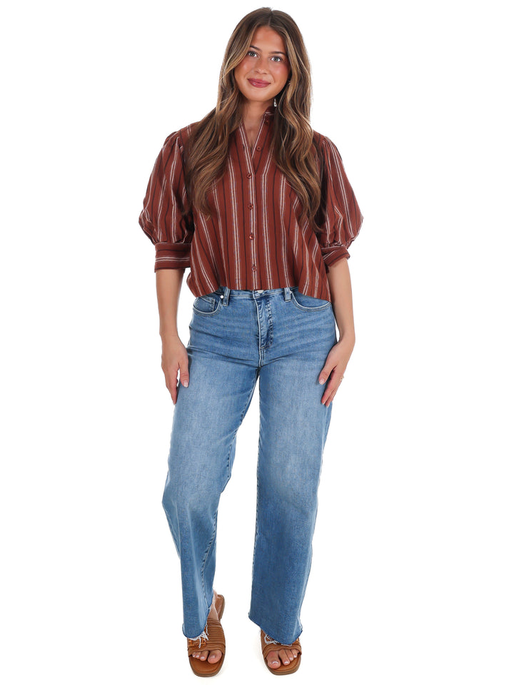 Cedar Hollow Stripe Top