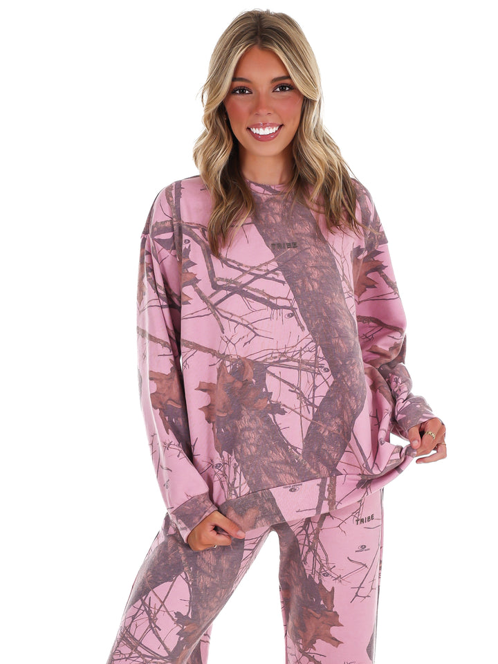 Tribe Kelley Butter Crew - Pink Break Up
