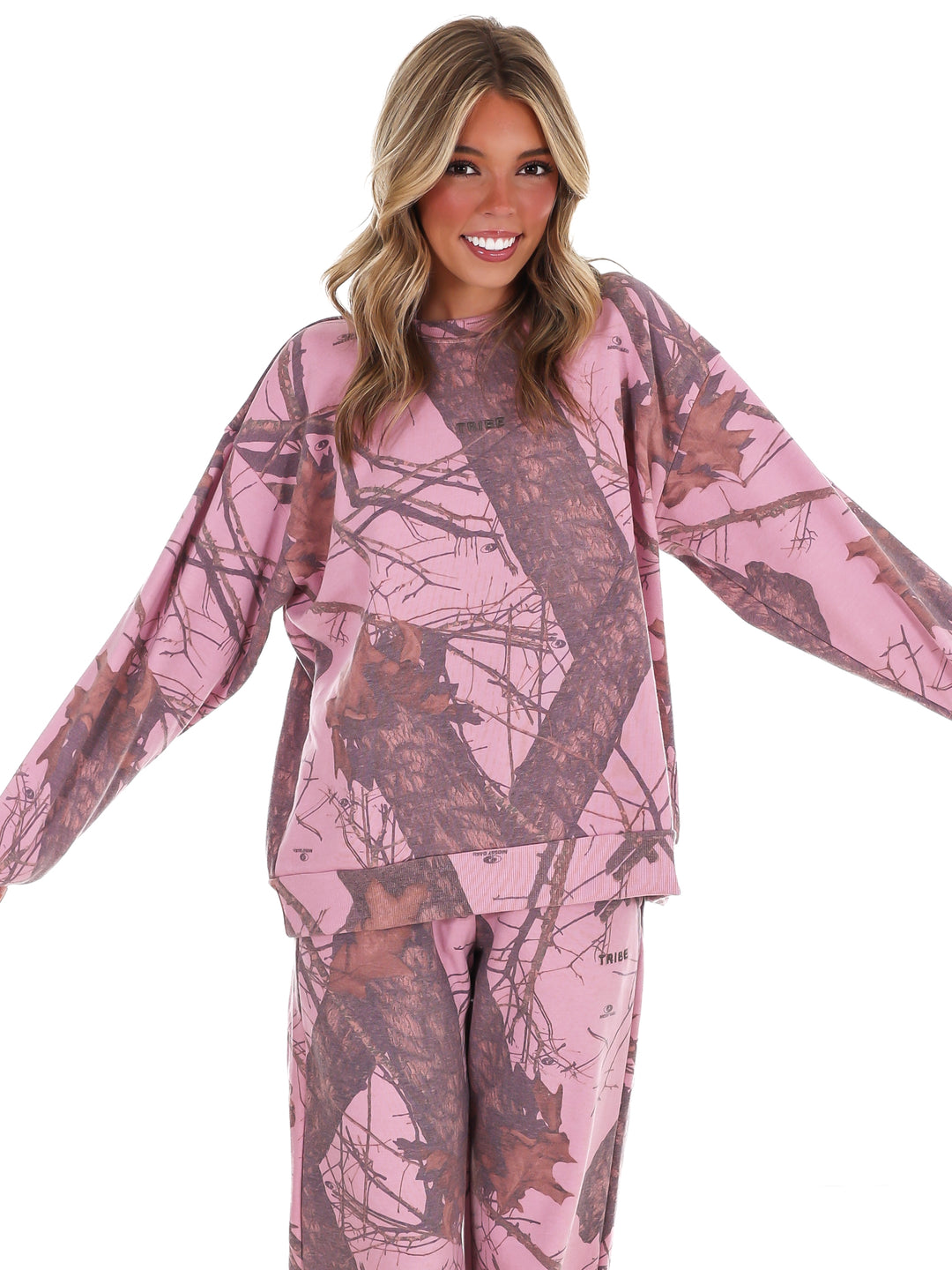 Tribe Kelley Butter Crew - Pink Break Up