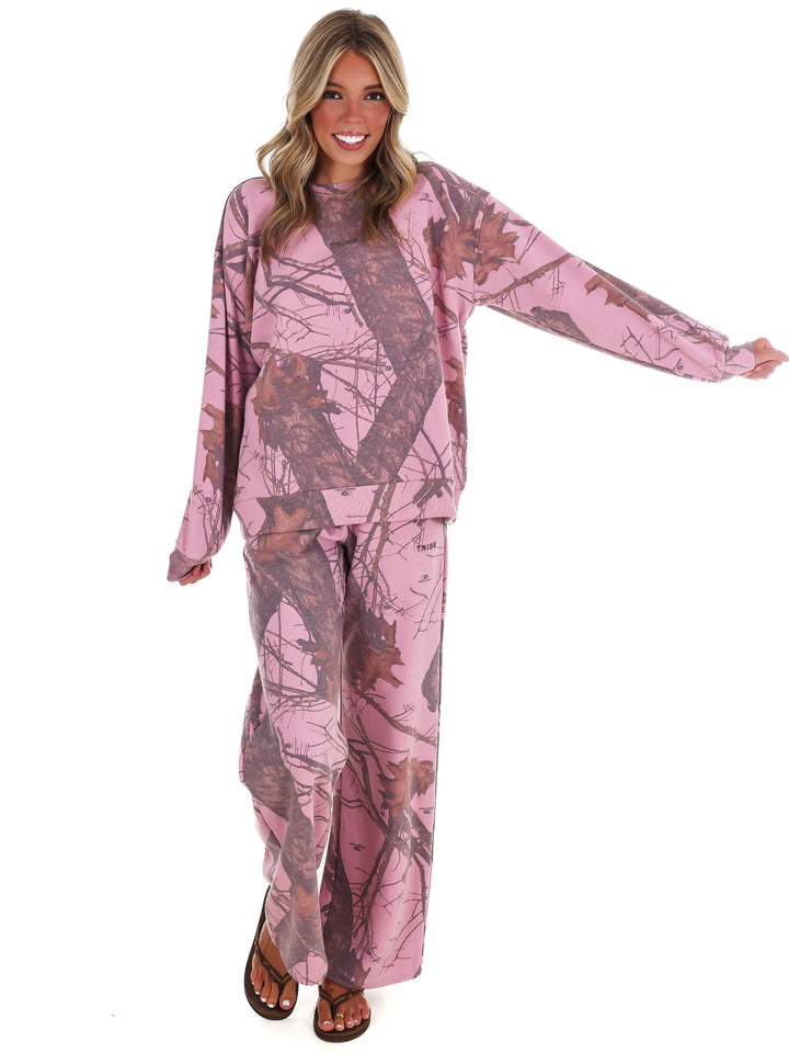 Tribe Kelley Butter Crew - Pink Break Up