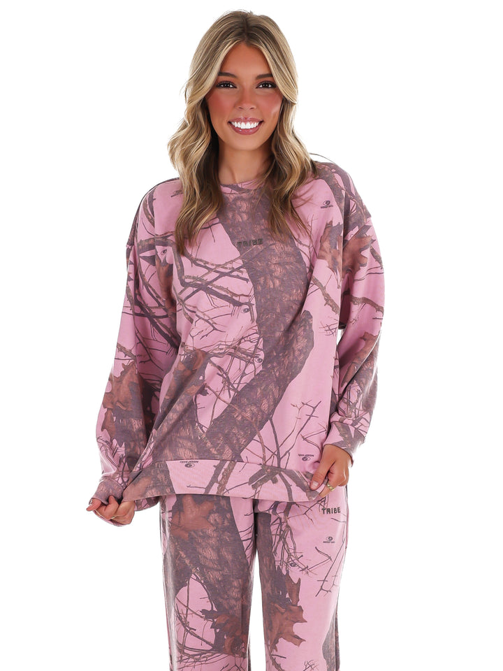 Tribe Kelley Butter Crew - Pink Break Up