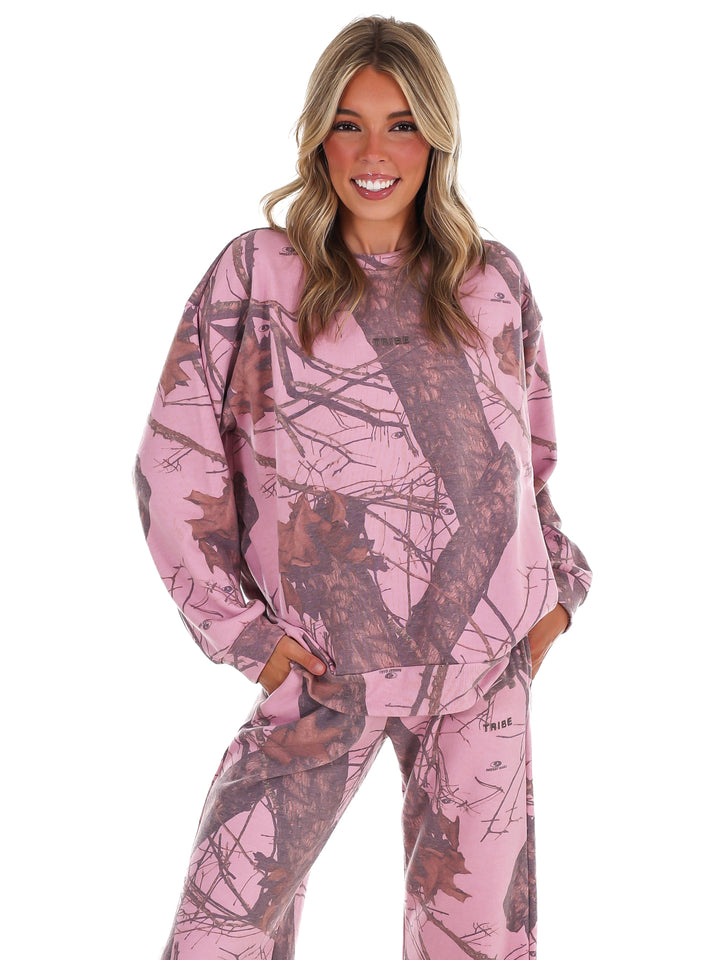 Tribe Kelley Butter Crew - Pink Break Up