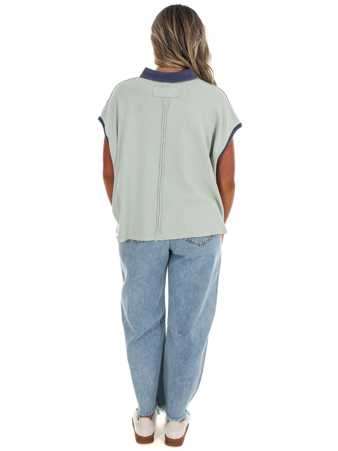 Collar Code Boxy Top