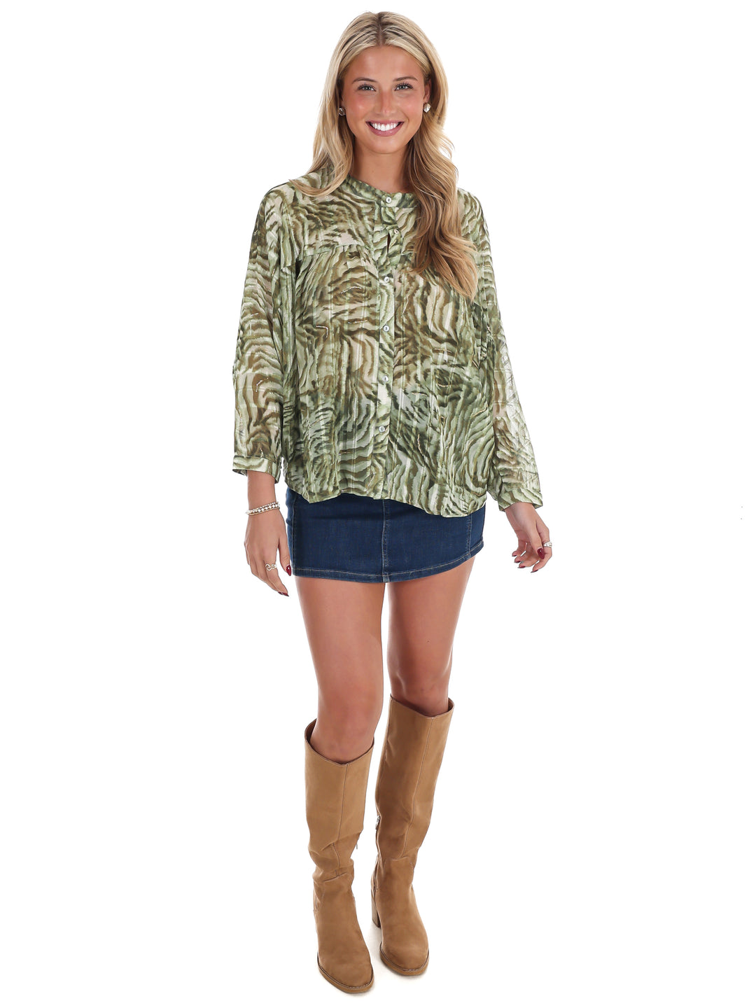 Bright Side Print Top