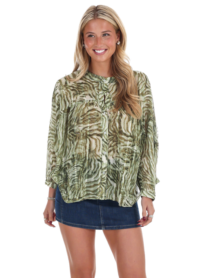 Bright Side Print Top