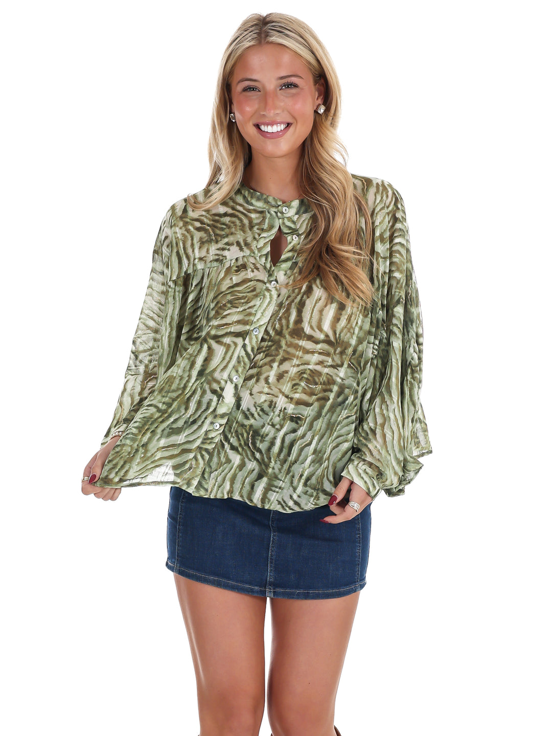 Bright Side Print Top