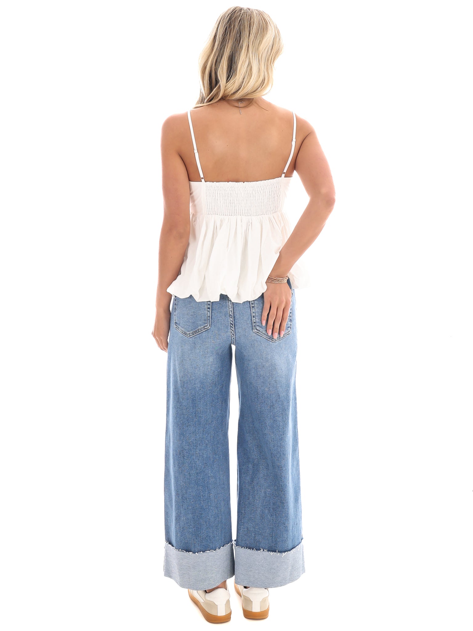 Missing Me Bubble Hem Cami Top – Josie's Boutique