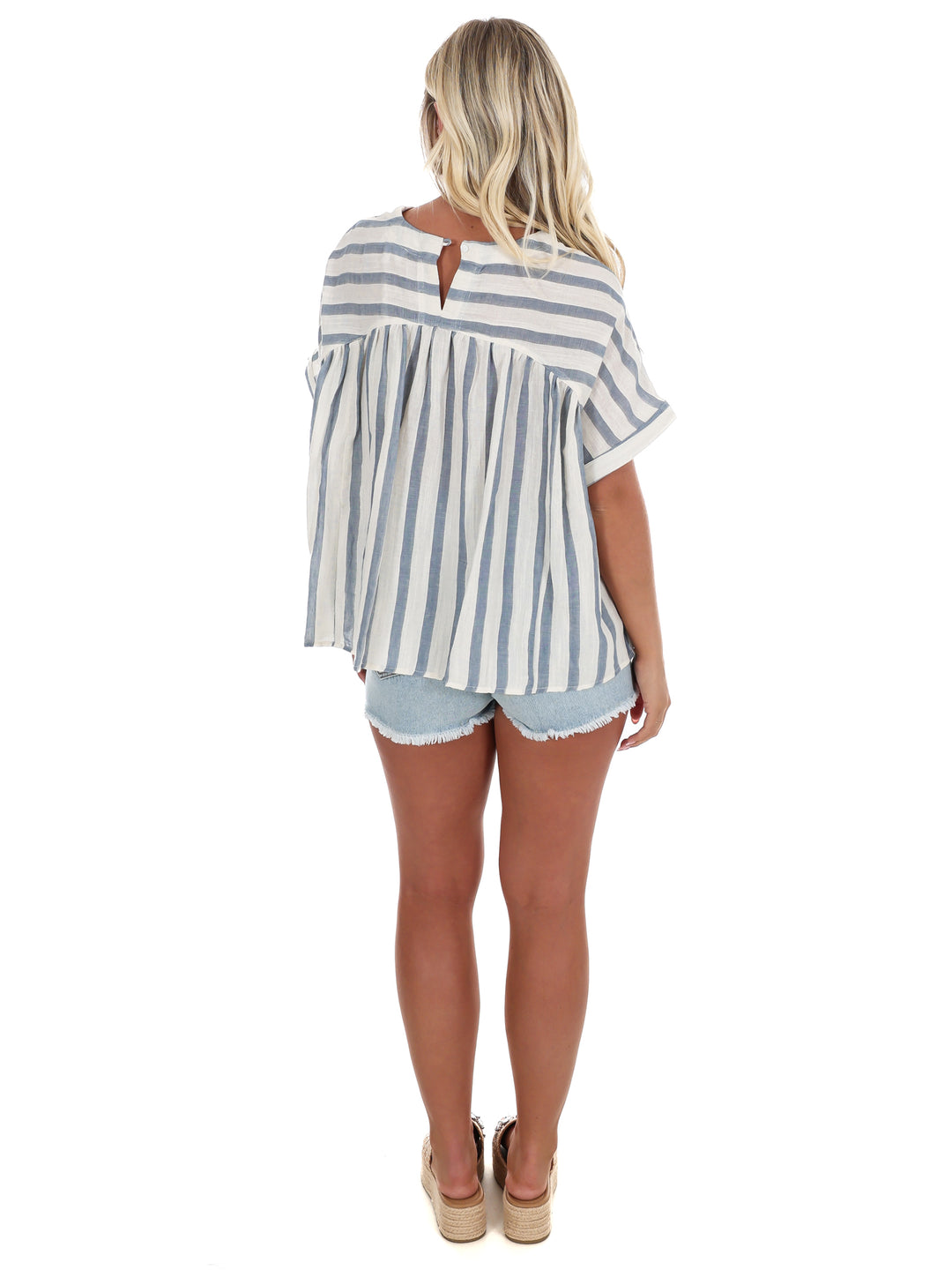 Straightforward Stripe Top